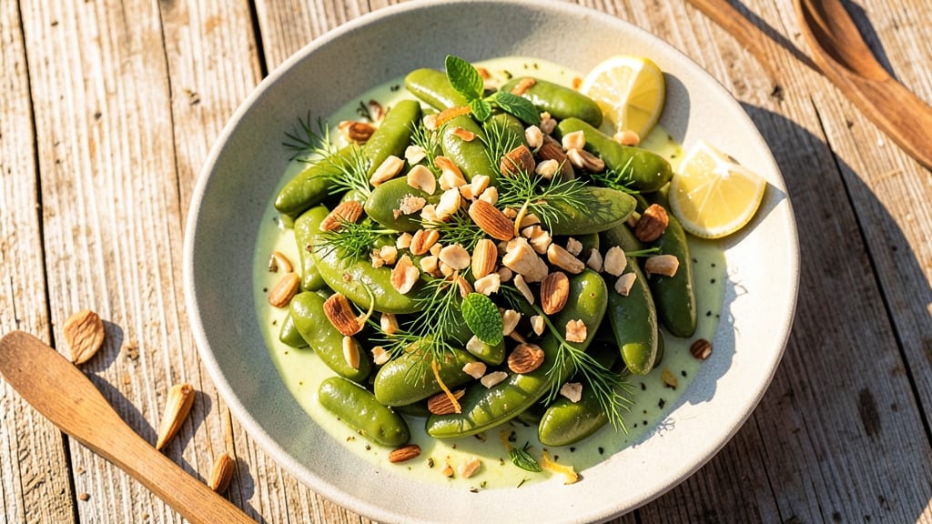 Broad Bean Salad Recipe: Ottolenghi's Lemon-Herb Brightness With Crunchy Toasted Almonds