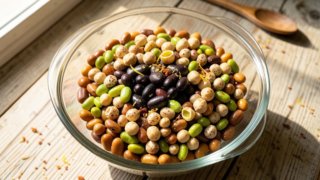 6 Bean Medley Salad Recipe: Colorful Pantry Rainbow in 15 Minutes