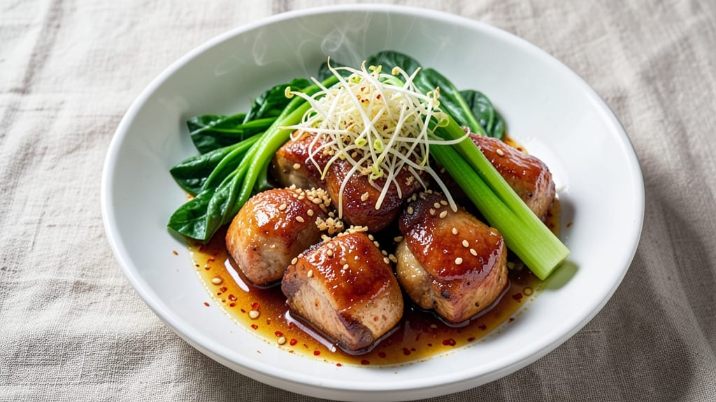Bok Choy Bean Sprouts Chicken Recipe: Garlic-Ginger Crunch in 20 Minutes