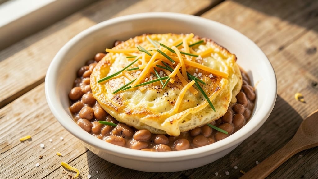 Baked Bean Omelette Recipe: Smoky Sweet Breakfast Fusion in One Pan