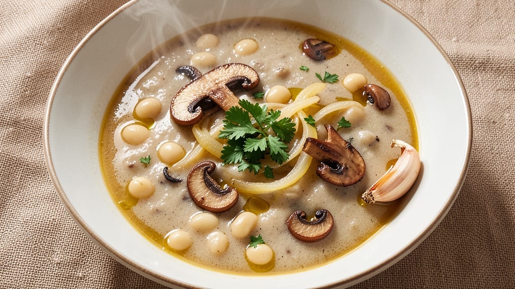 Bean and Mushroom Soup Recipe: Earthy Richness With Umami Depth