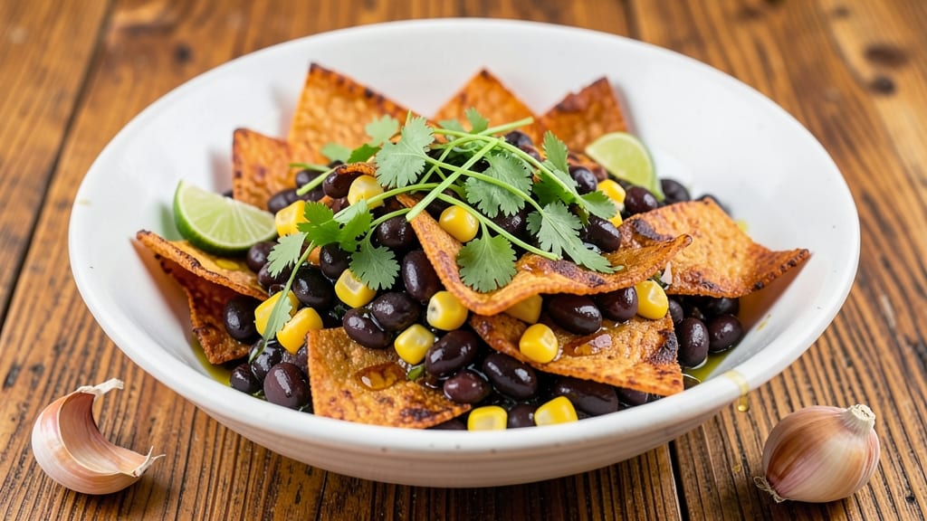 Baja Fresh Black Bean Salsa Recipe: Charred Tortilla Crunch Meets Zesty Lime Heat