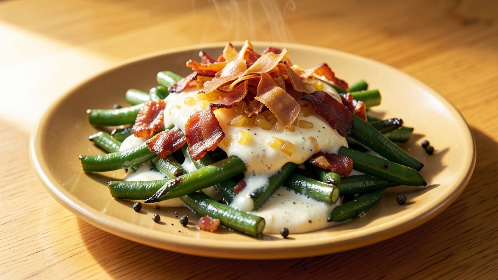 Black Bear Diner Green Beans Recipe: Crisp-Tender With Smoky Bacon Bits
