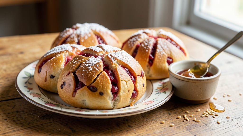 Baked Red Bean Buns Recipe: Soft Pillowy Buns With Sweet-Savory Filling
