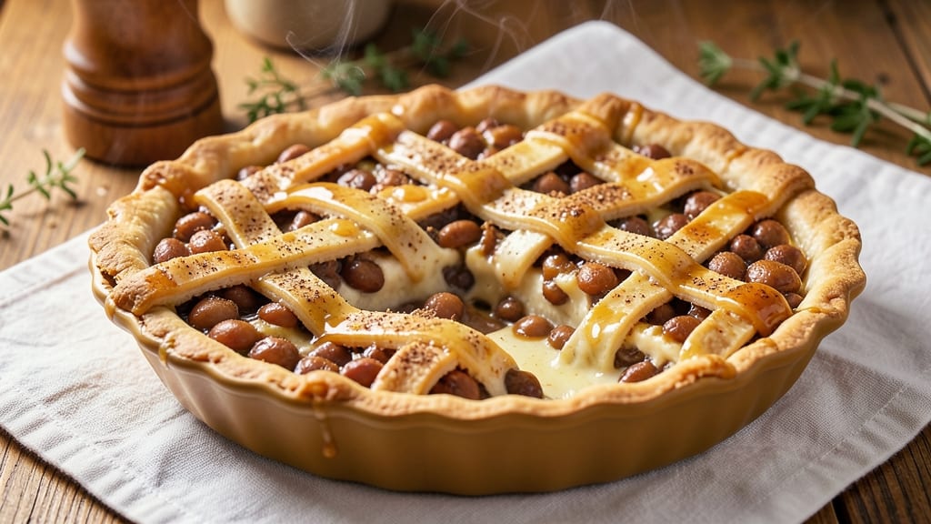 Great Northern Beans Pie Recipe: Rustic Crust Over Silky Bean Filling