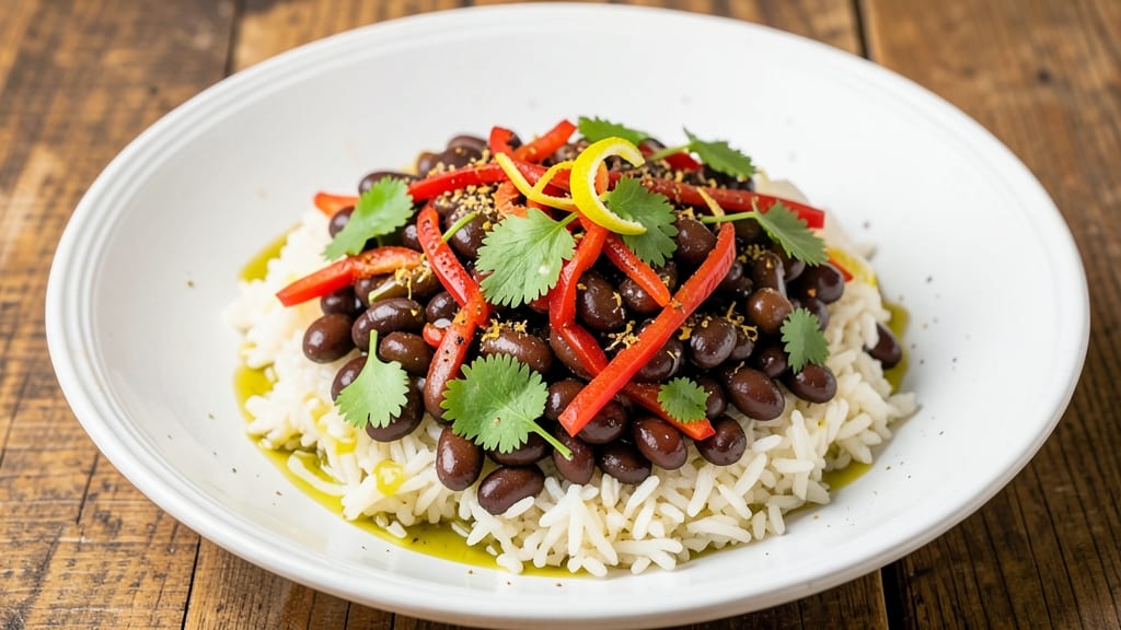 Black Bean and Rice Salad Recipe: Zesty Lime and Cilantro Layers for Meal Prep