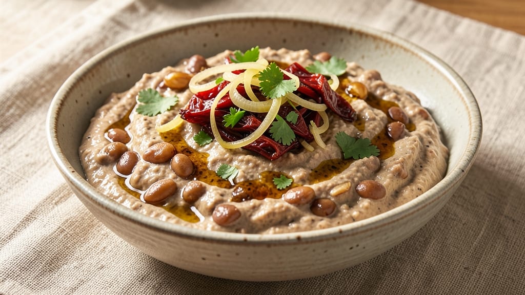 Arribas Bean Dip Recipe: Tortilla-Topped Creaminess With Smoky Cumin Heat