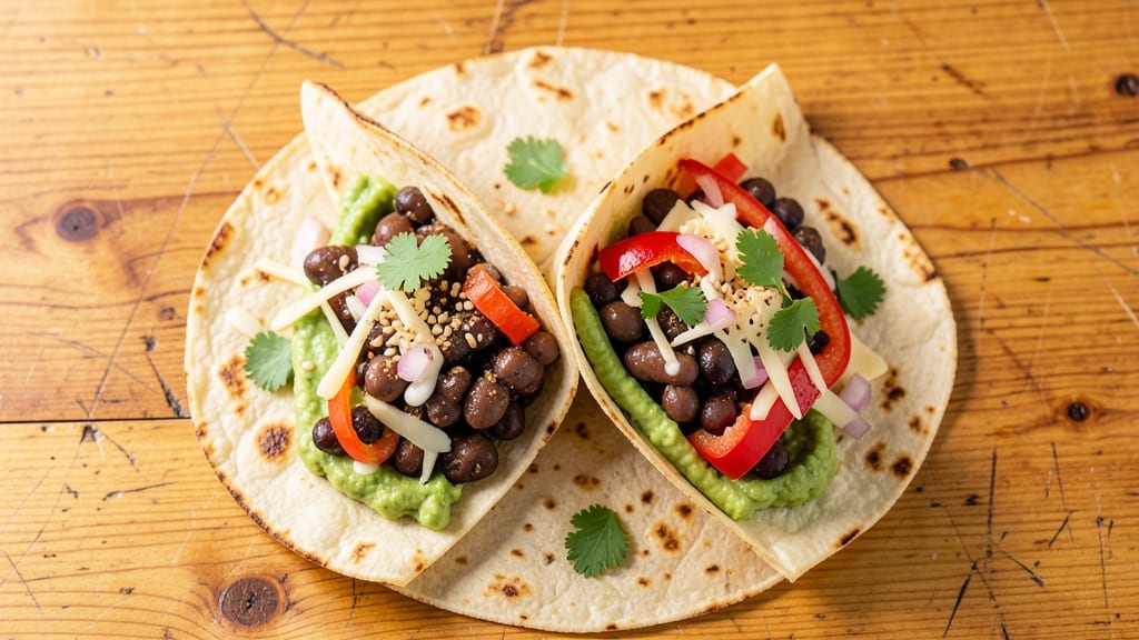 Black Bean Crunch Wraps Recipe: Tortilla-Crusted Crunch With Melty Cheese Rivers